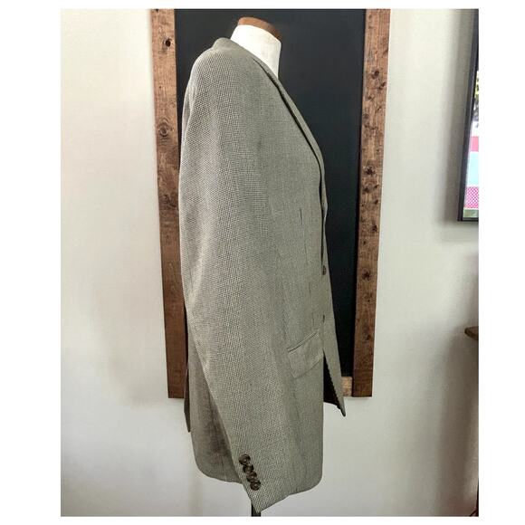 Vintage Ralph Lauren Houndstooth Sport Coat Costume Theater Academia 42R Retro - Picture 11 of 13